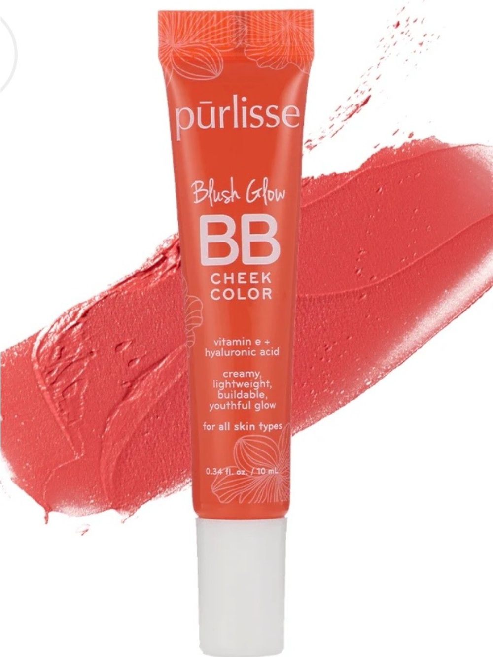 purlisse Blush Glow BB Cheek Color - Vivid Coral
